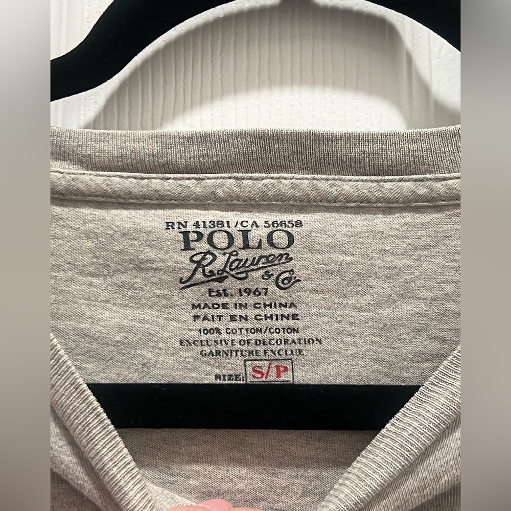 Polo by Ralph Lauren Gray Long Sleeve Shirt - Picture 4 of 5